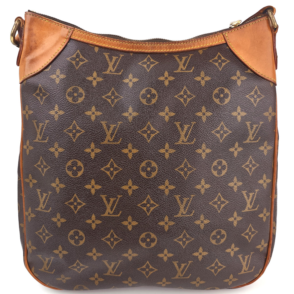 C3027 Louis Vuitton Shoulder Bag Vintage Monogram Canvas Odeon MM | Pre-Owned Very Good Brown Monogram Canvas