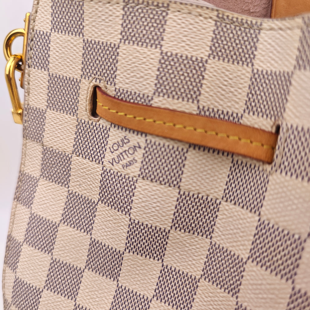 C3029 Louis Vuitton Shoulder Bag Damier Azur Girolata | Pre-Owned Very Good Blue / White Damier Azur Canvas