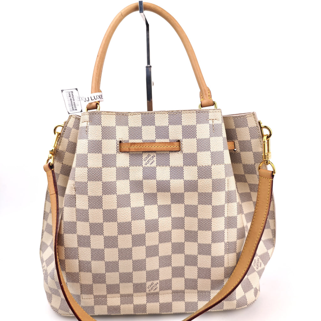 C3029 Louis Vuitton Shoulder Bag Damier Azur Girolata | Pre-Owned Very Good Blue / White Damier Azur Canvas