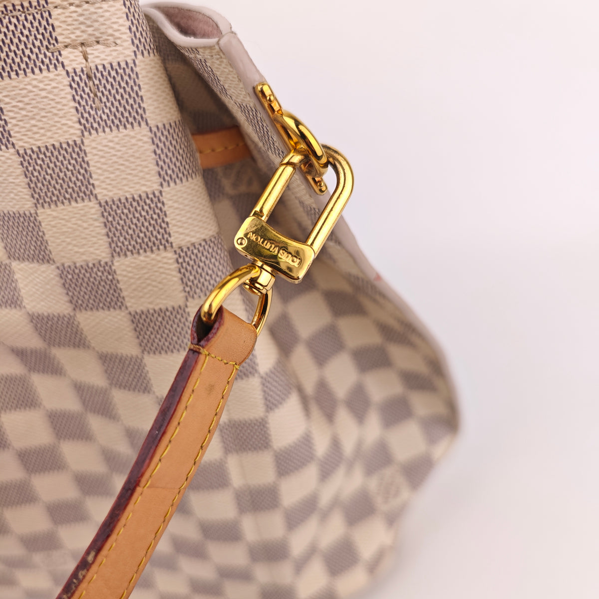 C3029 Louis Vuitton Shoulder Bag Damier Azur Girolata | Pre-Owned Very Good Blue / White Damier Azur Canvas