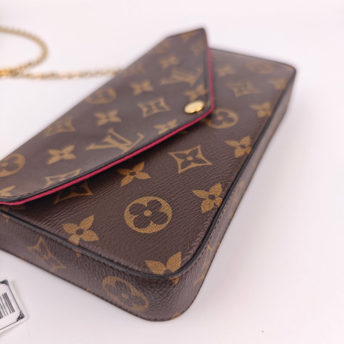 C3037 Louis Vuitton Shoulder Bag Louis Vuitton Monogram Pochette Félicie | Pre-Owned Very Good Brown Monogram Canvas
