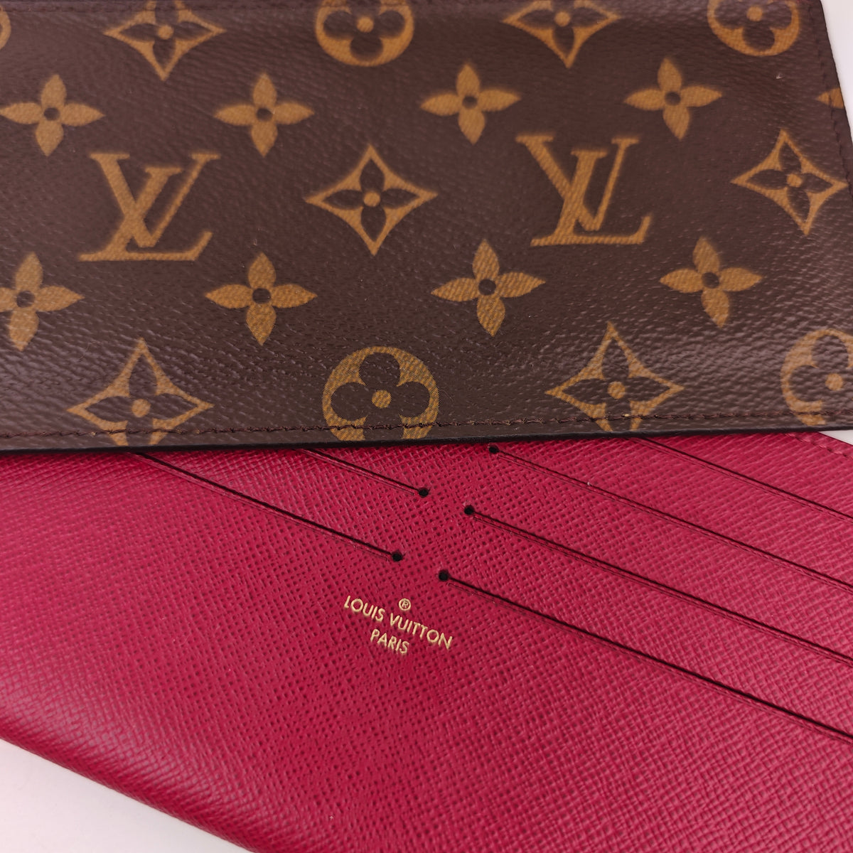 C3037 Louis Vuitton Shoulder Bag Louis Vuitton Monogram Pochette Félicie | Pre-Owned Very Good Brown Monogram Canvas