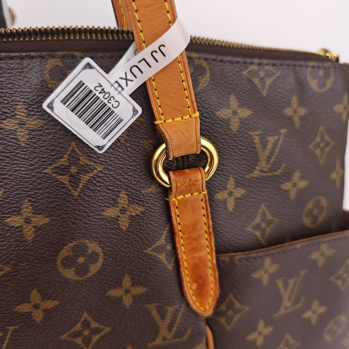 C3042R Louis Vuitton Shoulder Bag Monogram Canvas Totally MM | Pre-Owned Very Good Brown Monogram Canvas