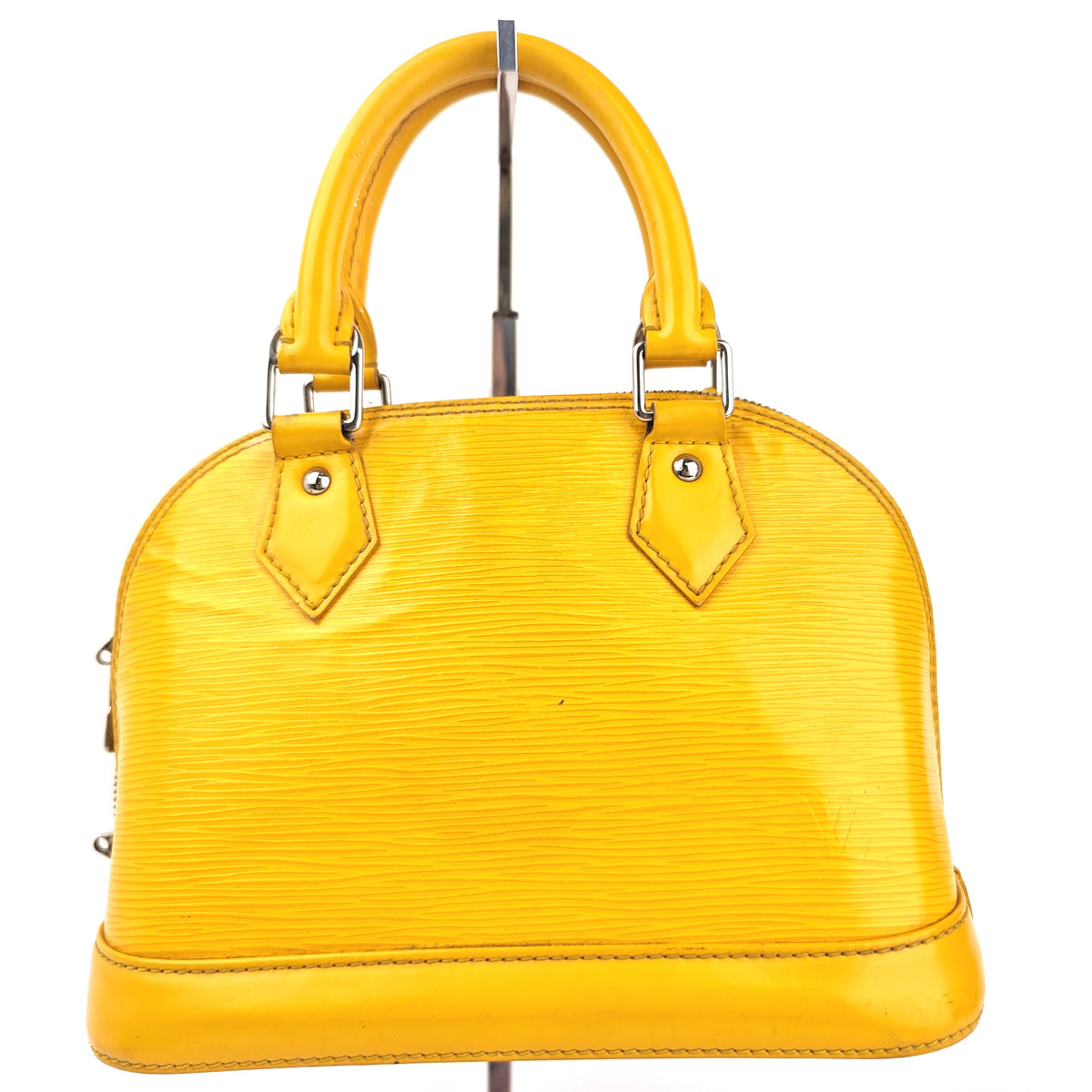 C3111 Louis Vuitton Top Handle Bag Alma BB | Pre-Owned Very Good Yellow Leather
