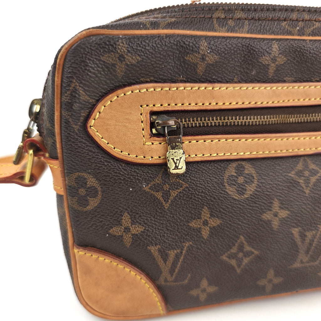C3120R Louis Vuitton Shoulder Bag Marly Dragonne | Pre-Owned Very Good Monogram Canvas, Leather
