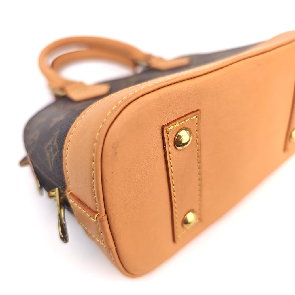 Louis Vuitton Monogram Alma BB Shoulder Bag C3139R | Pre-Owned Excellent Brown Monogram Canvas