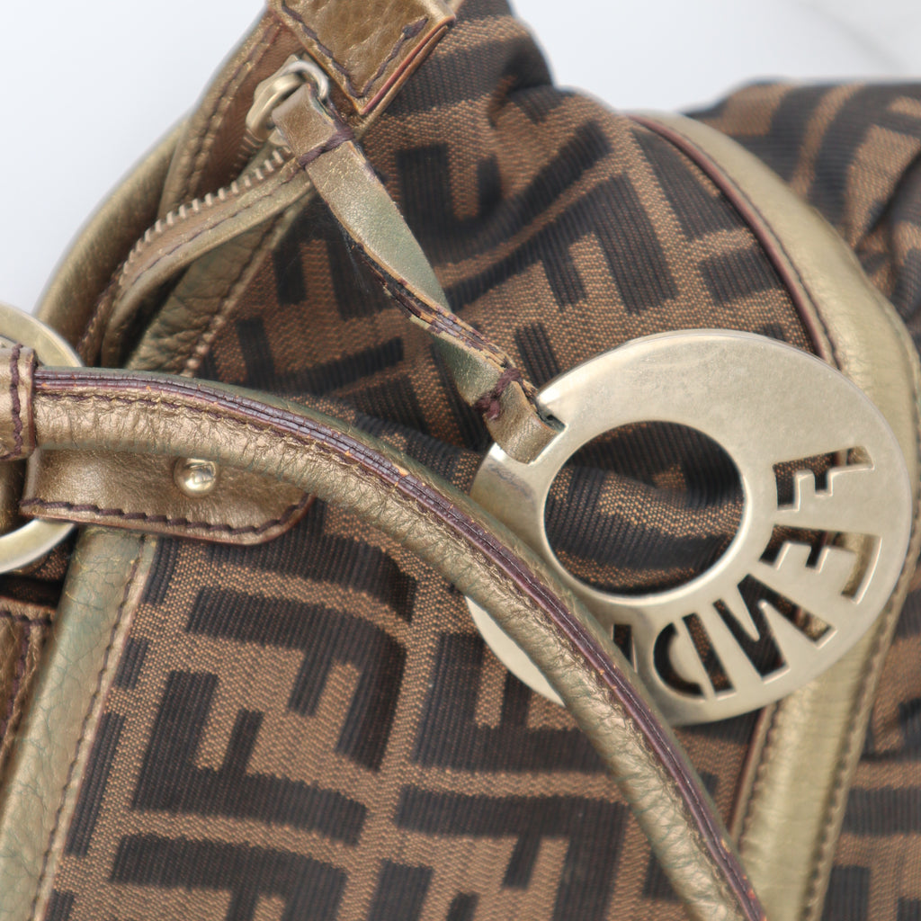 C2129 Fendi Tote Bag Zucca Chef | Pre-Owned Very Good Brown Zucca canvas