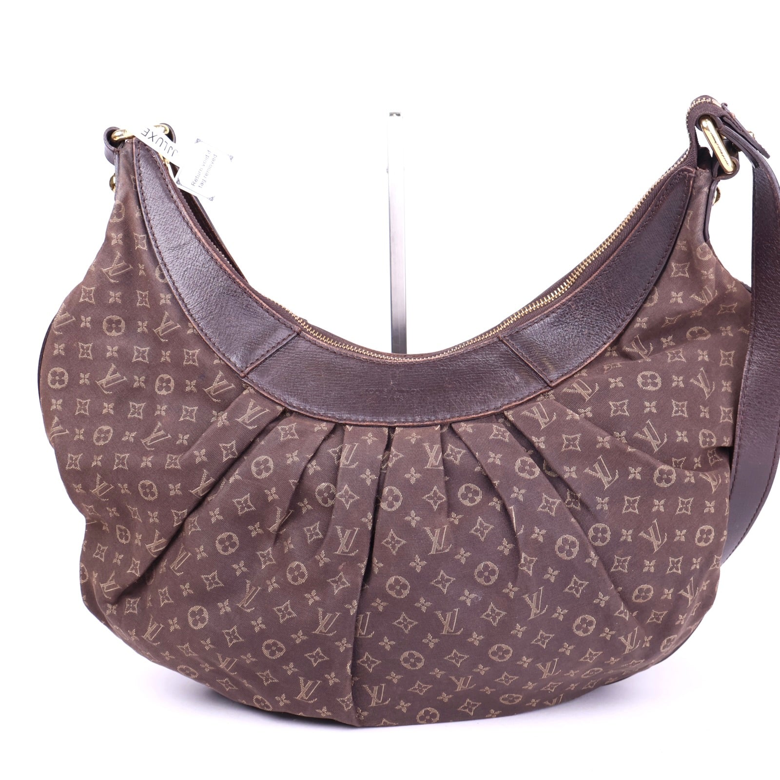 J2035 Louis Vuitton Monogram Idylle Canvas Hobo Bag Brown- Pre Owned