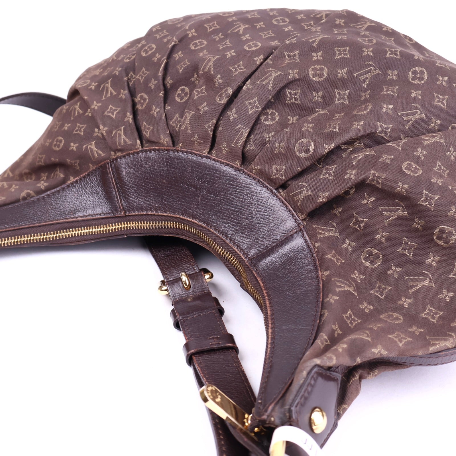 J2035 Louis Vuitton Monogram Idylle Canvas Hobo Bag Brown- Pre Owned