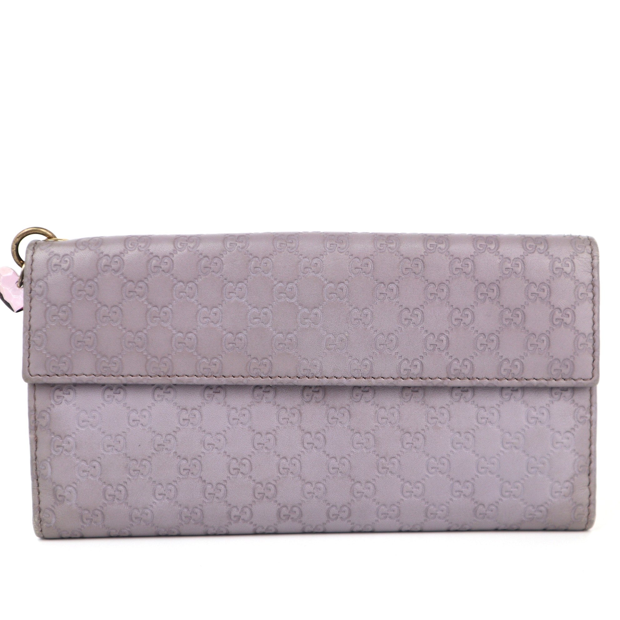 C2147 Gucci Wallet Purple Guccissima Leather Wallet | Pre-Owned Very Good Purple Guccissima