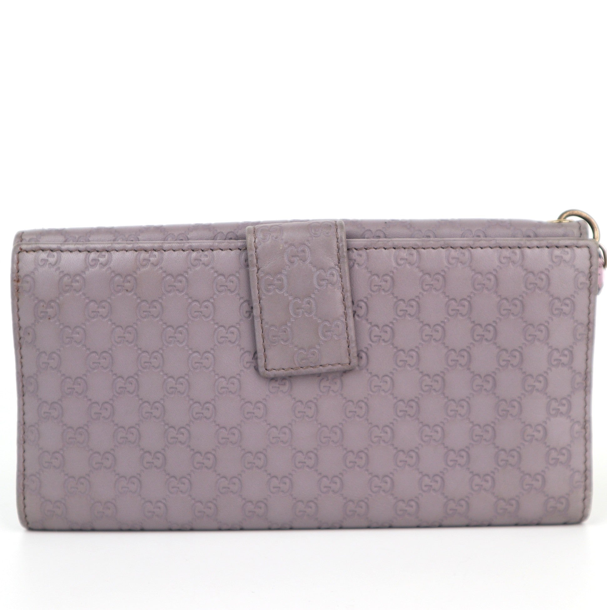 C2147 Gucci Wallet Purple Guccissima Leather Wallet | Pre-Owned Very Good Purple Guccissima