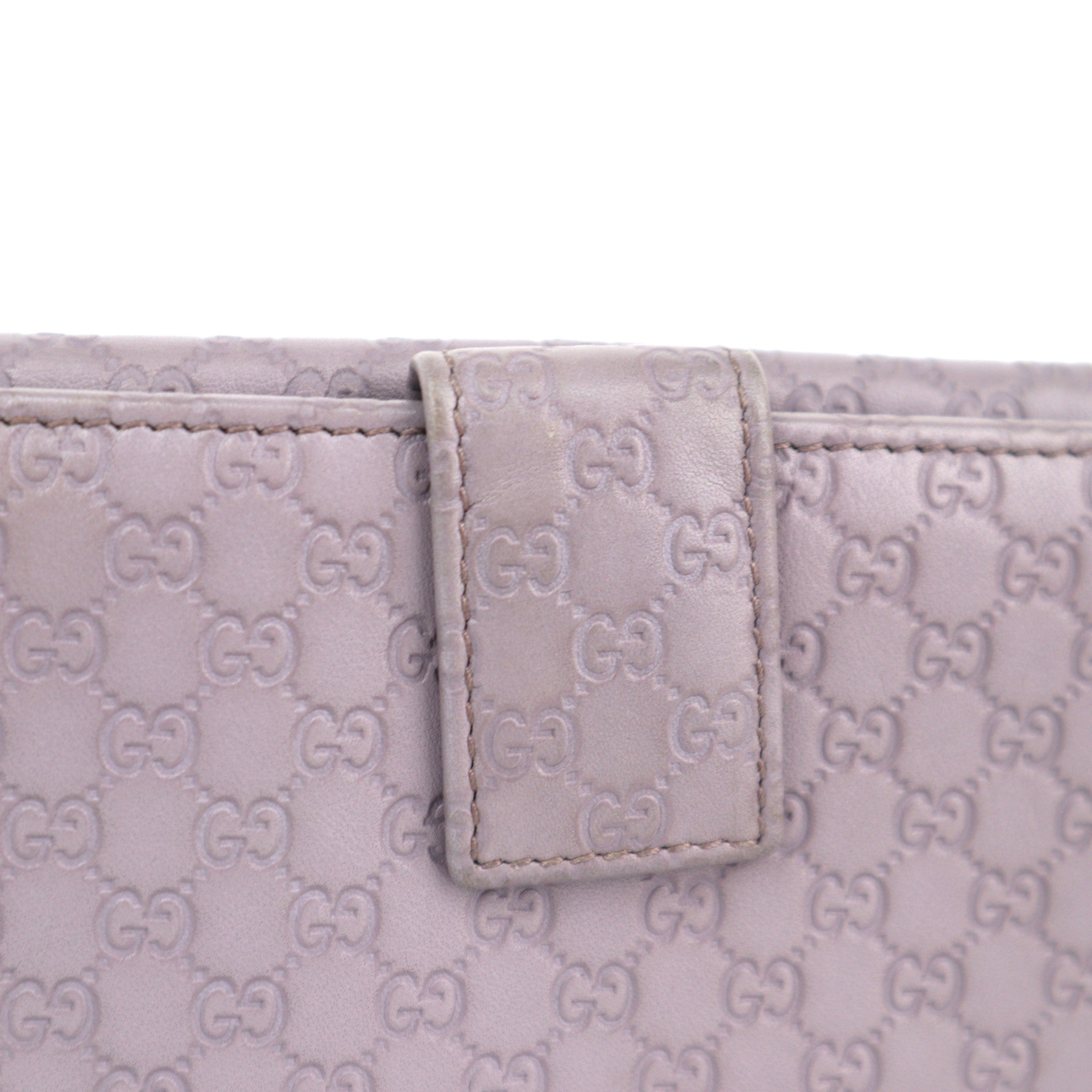 C2147 Gucci Wallet Purple Guccissima Leather Wallet | Pre-Owned Very Good Purple Guccissima