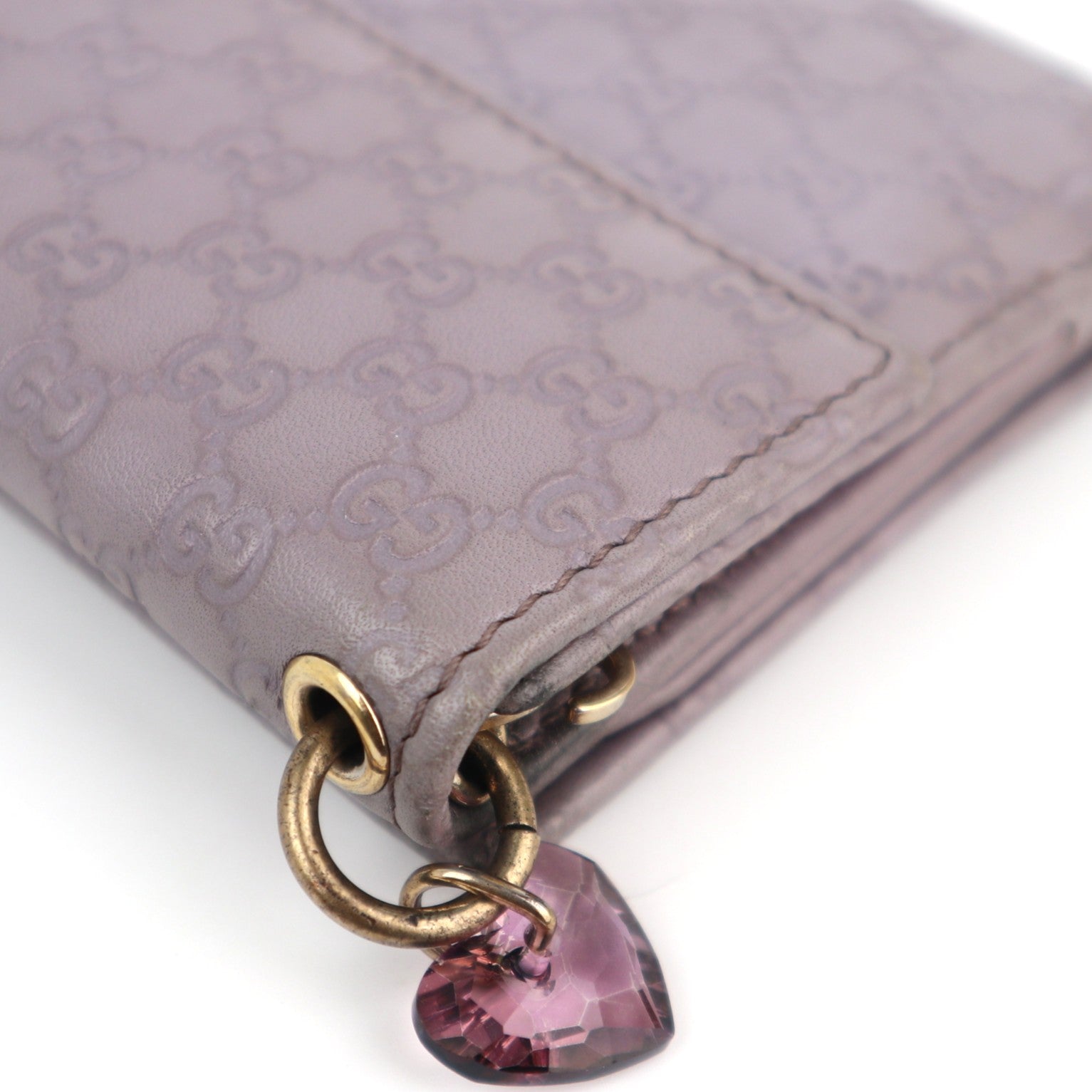 C2147 Gucci Wallet Purple Guccissima Leather Wallet | Pre-Owned Very Good Purple Guccissima