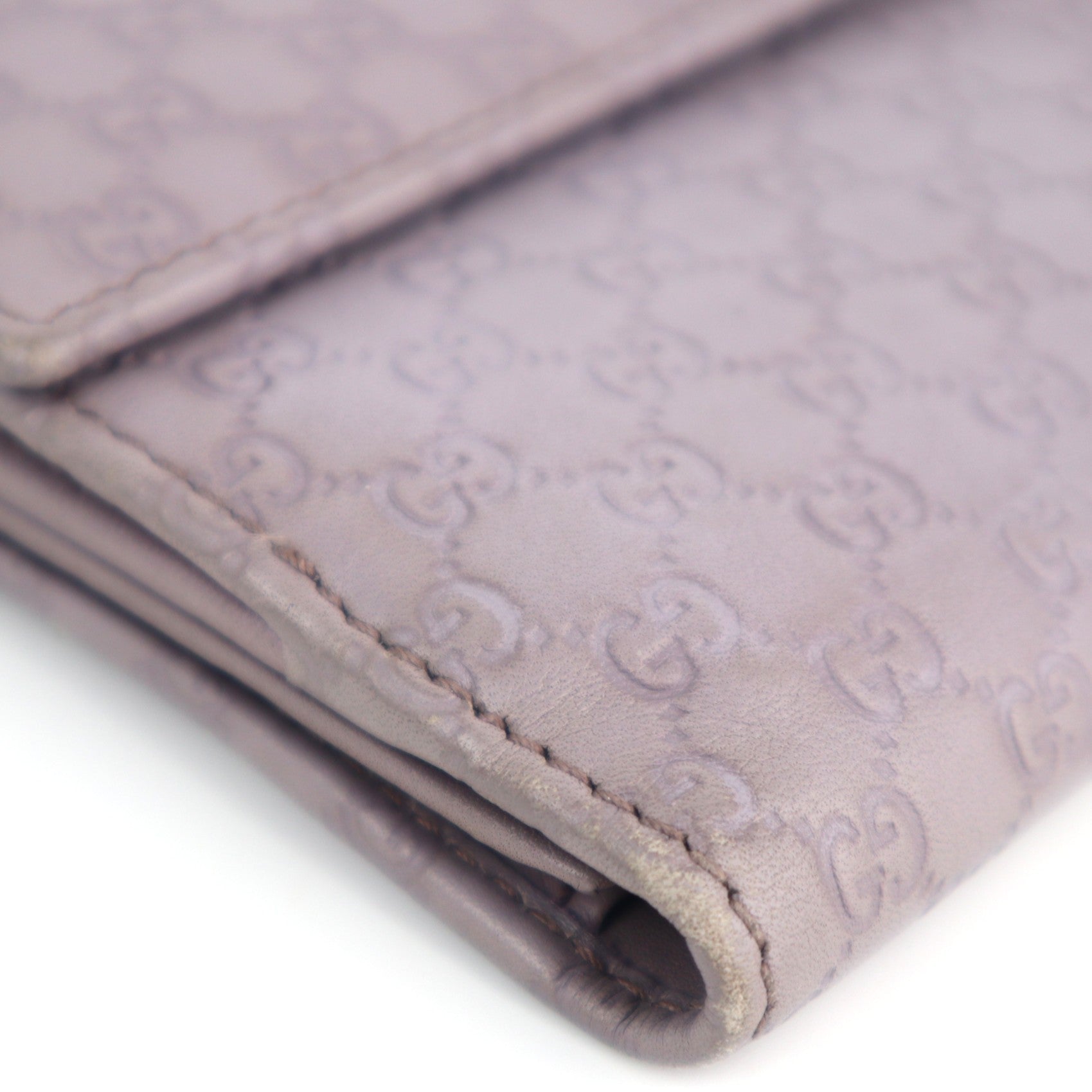 C2147 Gucci Wallet Purple Guccissima Leather Wallet | Pre-Owned Very Good Purple Guccissima