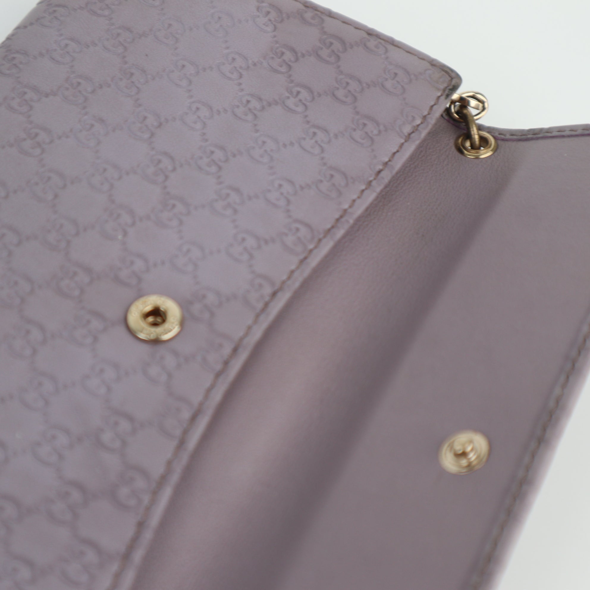 C2147 Gucci Wallet Purple Guccissima Leather Wallet | Pre-Owned Very Good Purple Guccissima