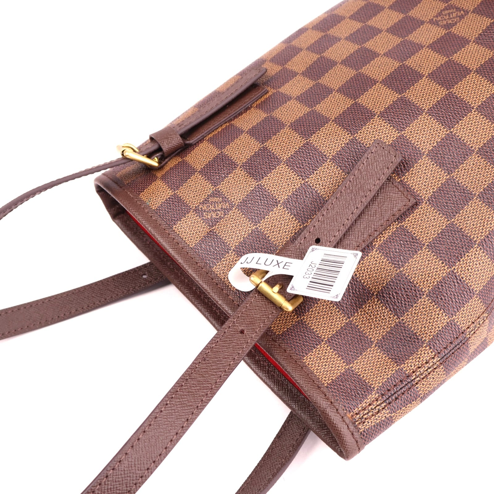 J2033 Louis Vuitton Damier Canvas Marais Bucket Bag- Pre Owned