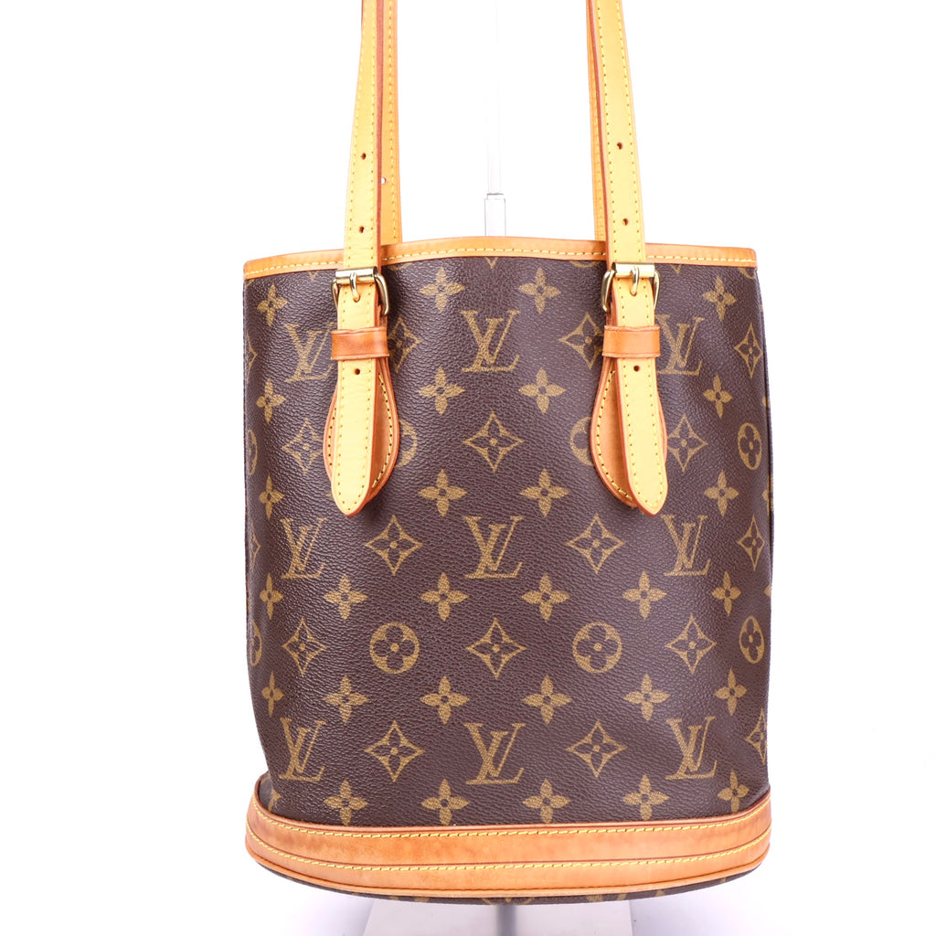 J2038 Louis Vuitton Monogram Canvas Petite Bucket Bag- Pre Owned
