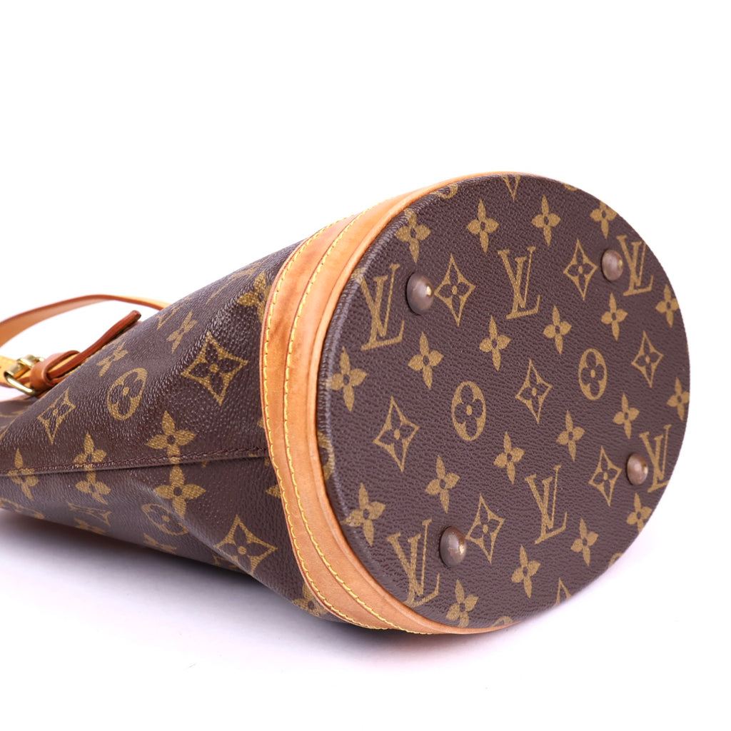 J2038 Louis Vuitton Monogram Canvas Petite Bucket Bag- Pre Owned