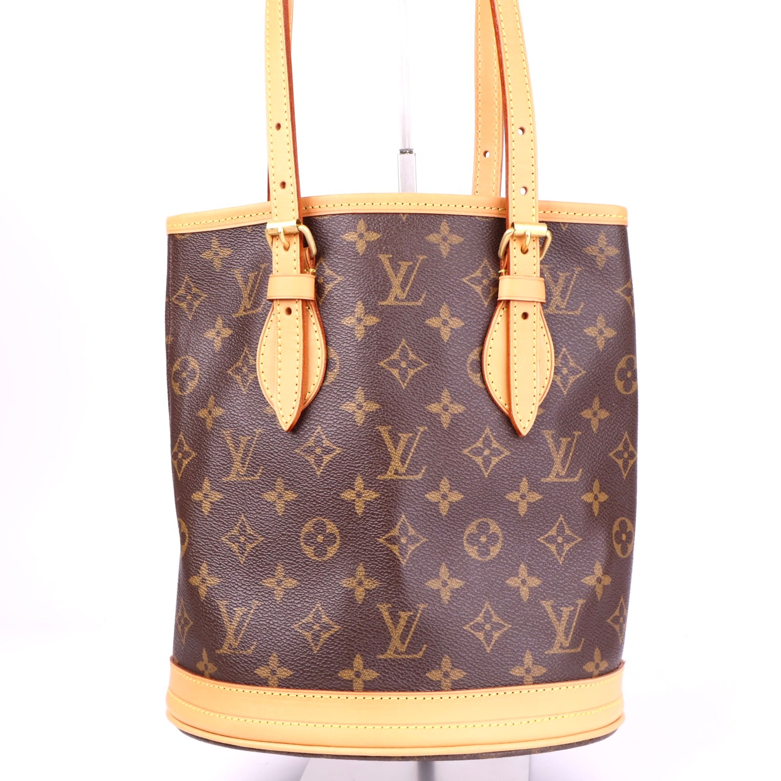 J2029 Louis Vuitton Monogram Canvas Petite Bucket Bag- Pre Owned