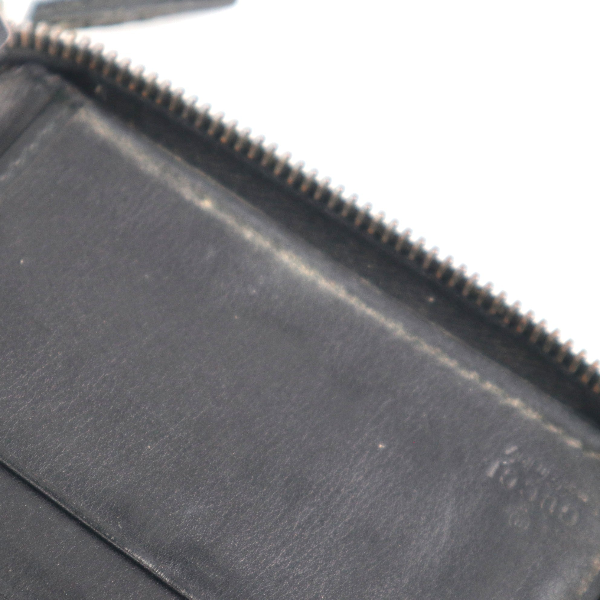 C2153# Gucci Wallet Imprime Monogram GG Zip Around Wallet Black | Pre-Owned Very Good Black Monogram