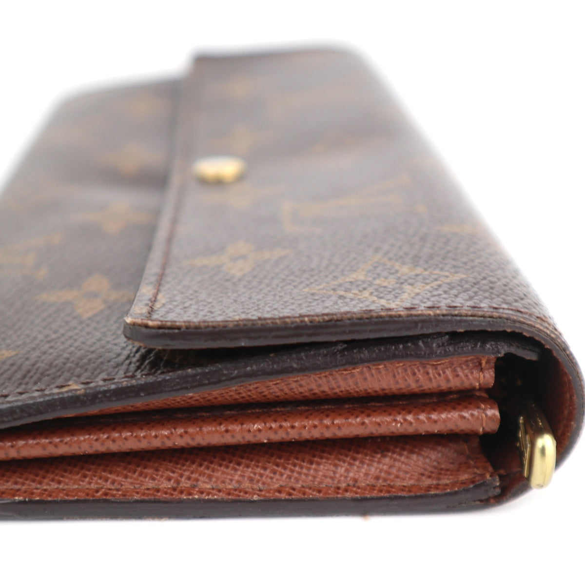 C2154 Louis Vuitton Wallet Monogram Sarah Wallet | Pre-Owned Very Good Brown Monogram