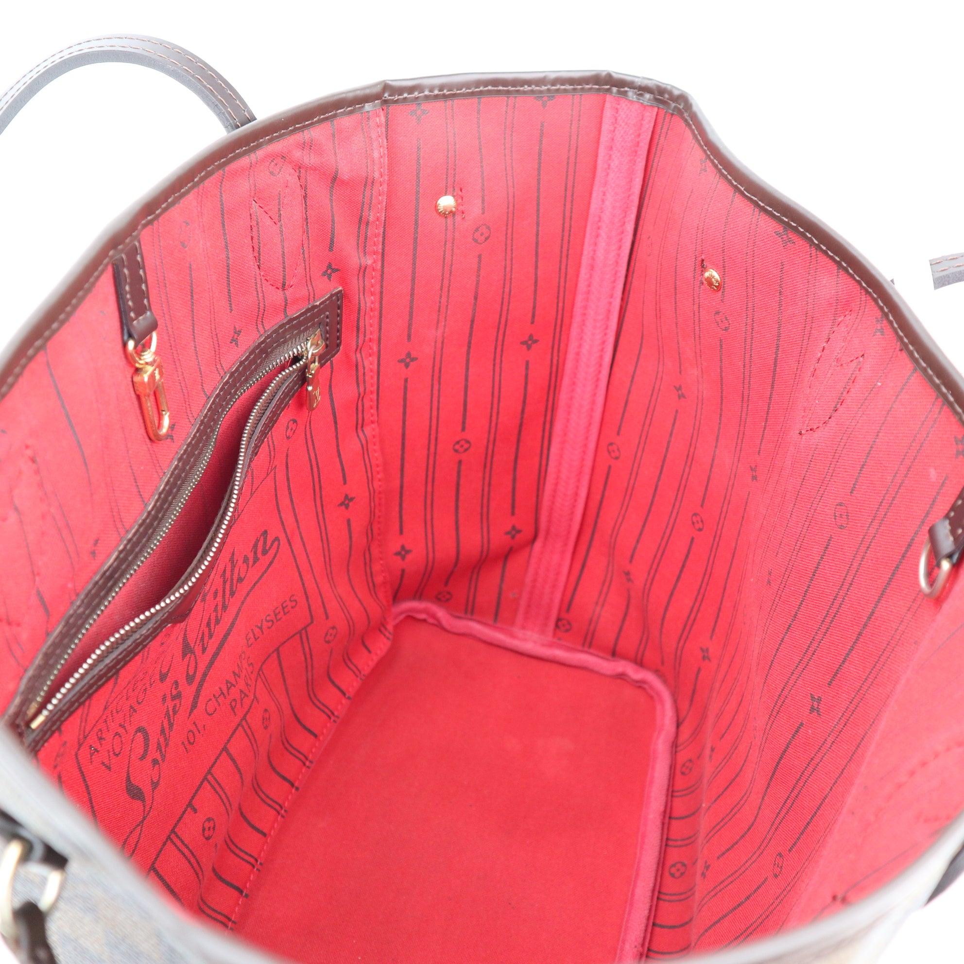 C1344R Louis Vuitton  Neverfull MM Damier Ebene-Pre Owned