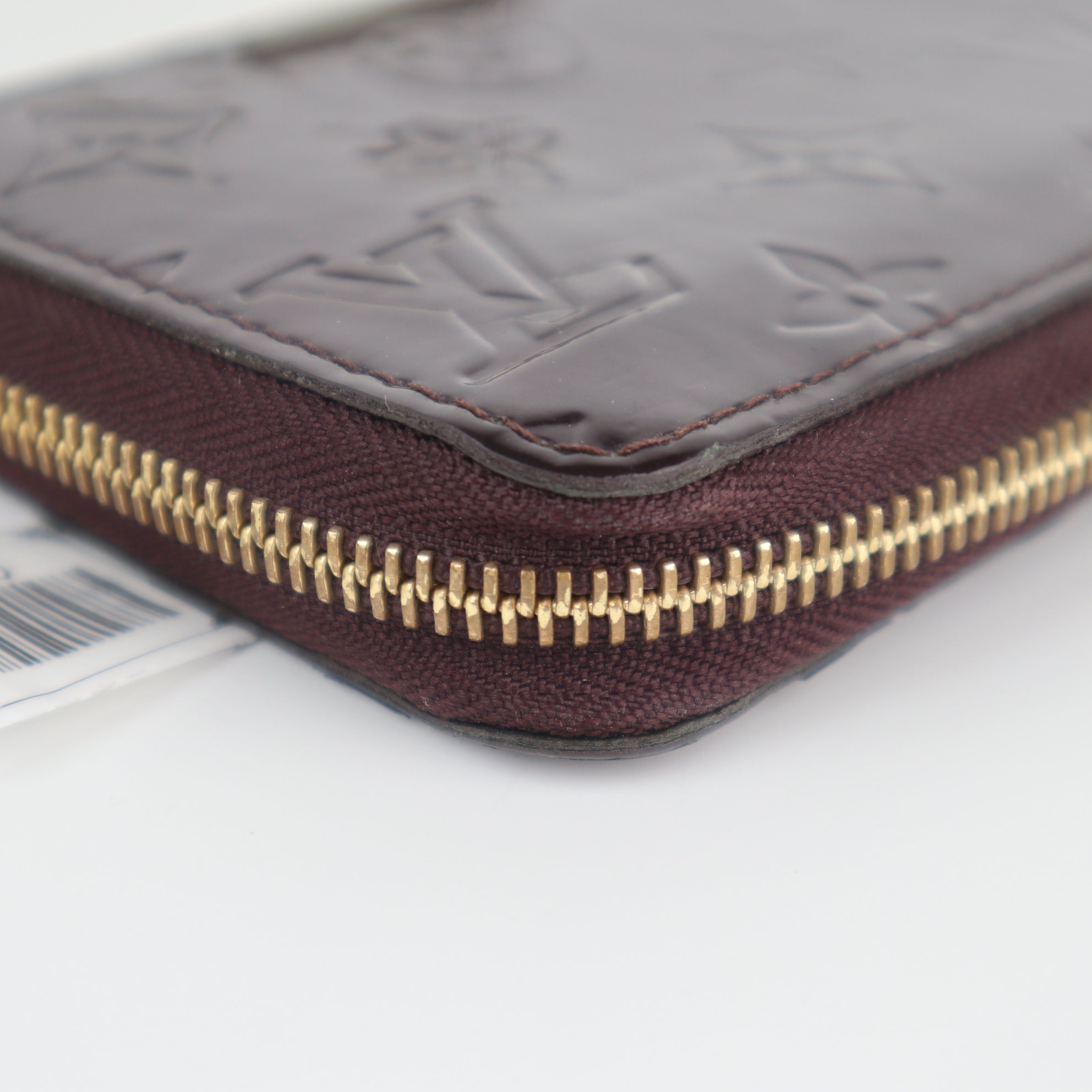 C2155 Louis Vuitton Wallet Monogram Vernis Zippy Wallet | Pre-Owned Very Good Brown Monogram