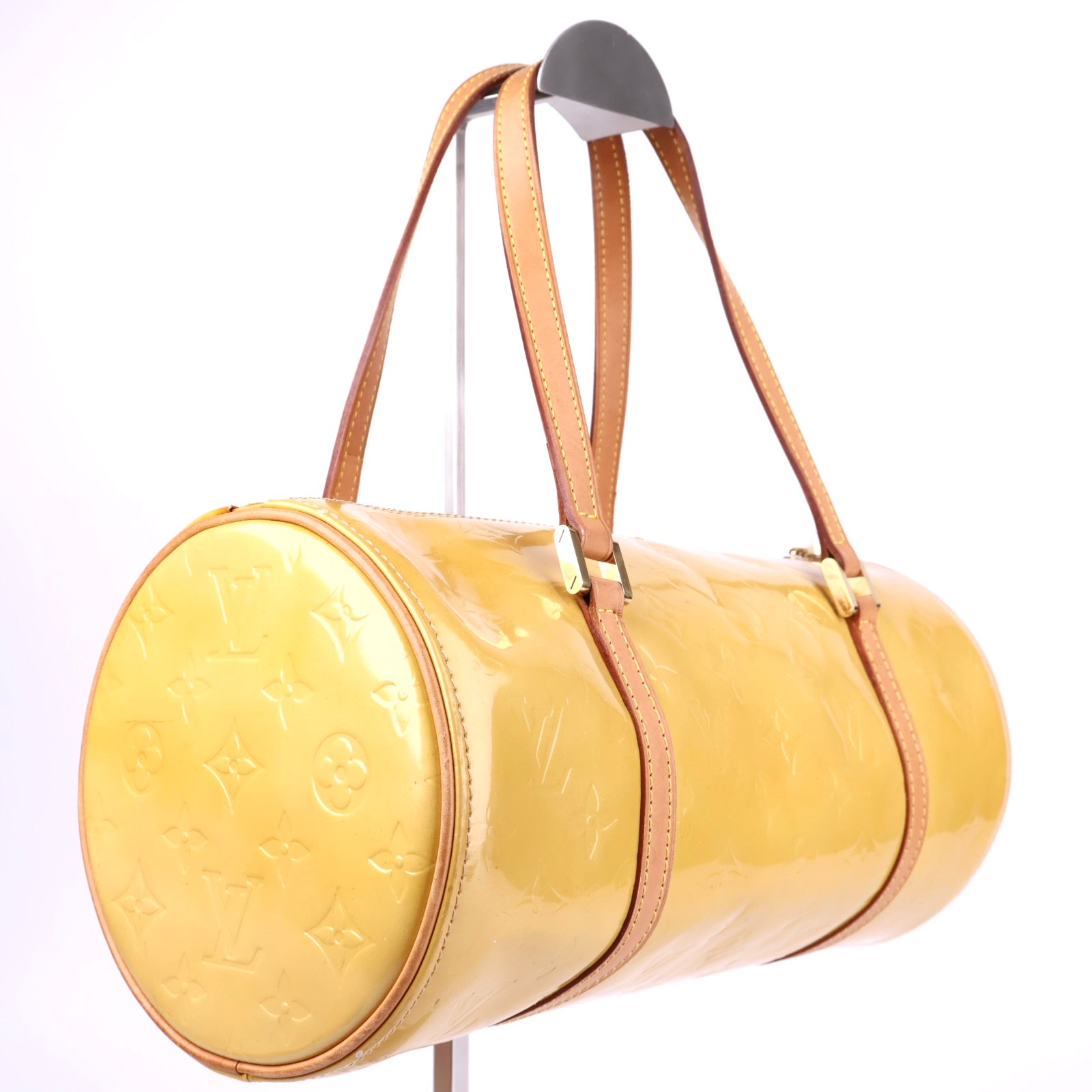 J2088 Louis Vuitton Beige Monogram Vernis Bedford Bag- Pre Owned