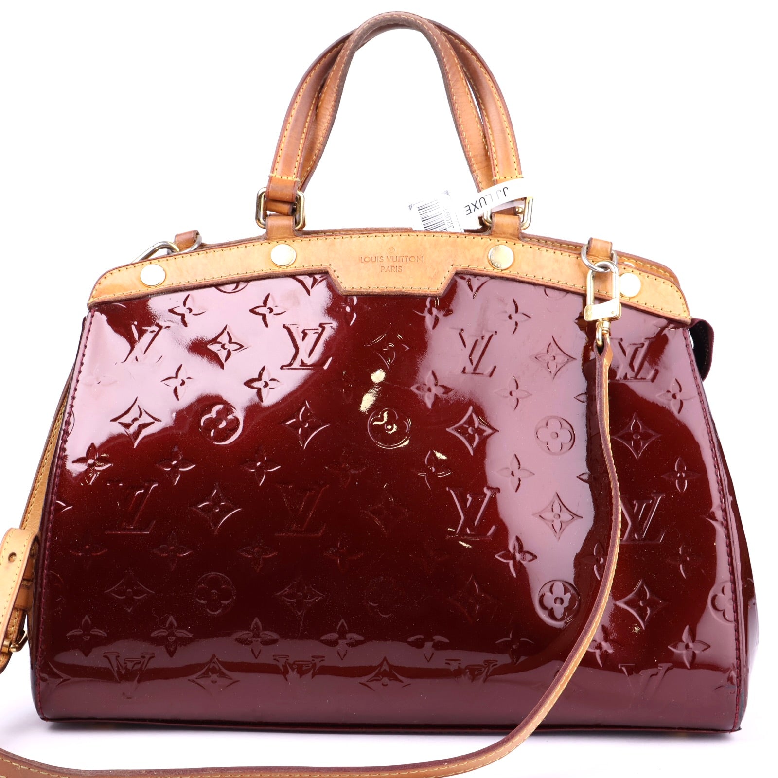 J2091 Louis Vuitton Monogram Vernis Brea MM Satchel- Pre Owned