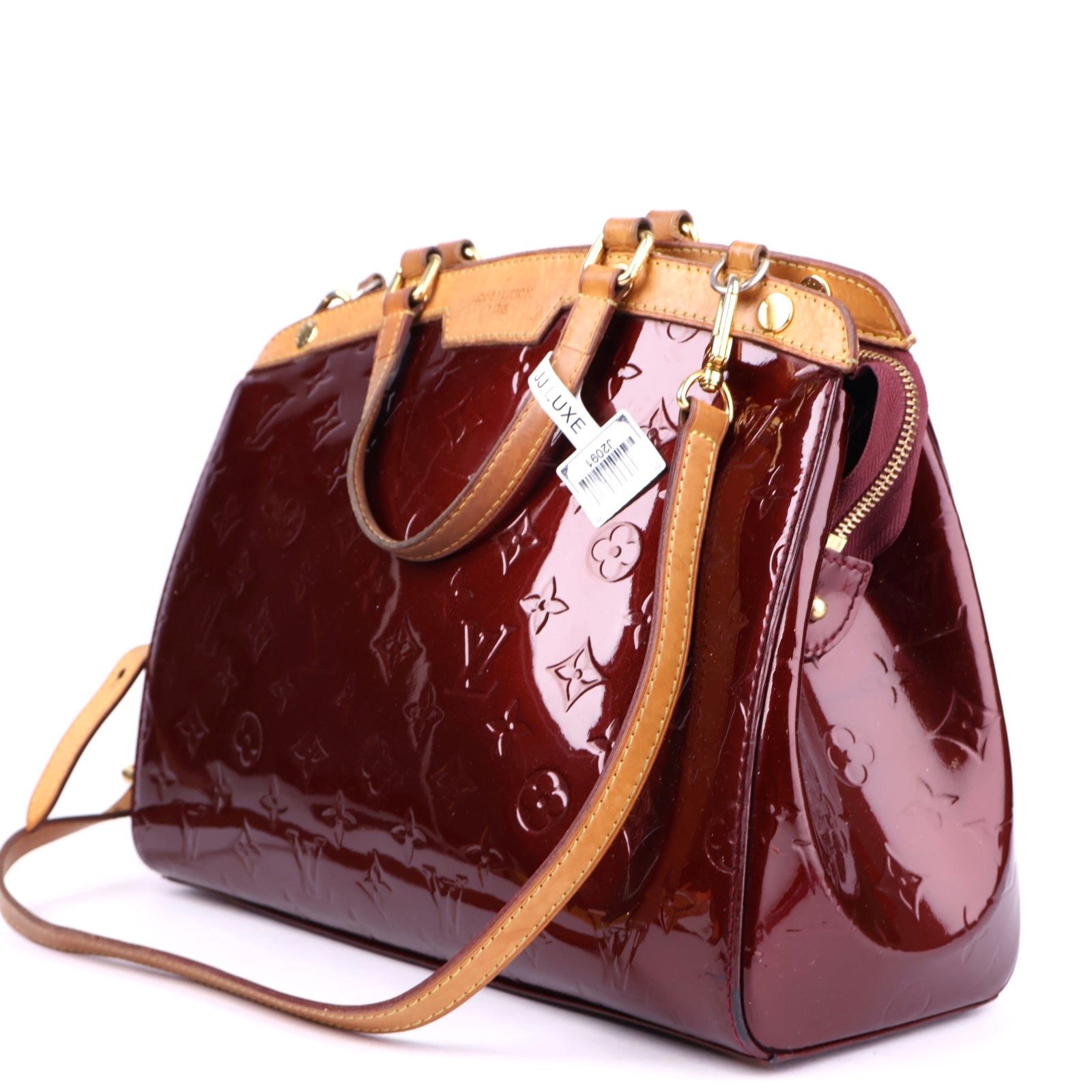 J2091 Louis Vuitton Monogram Vernis Brea MM Satchel- Pre Owned