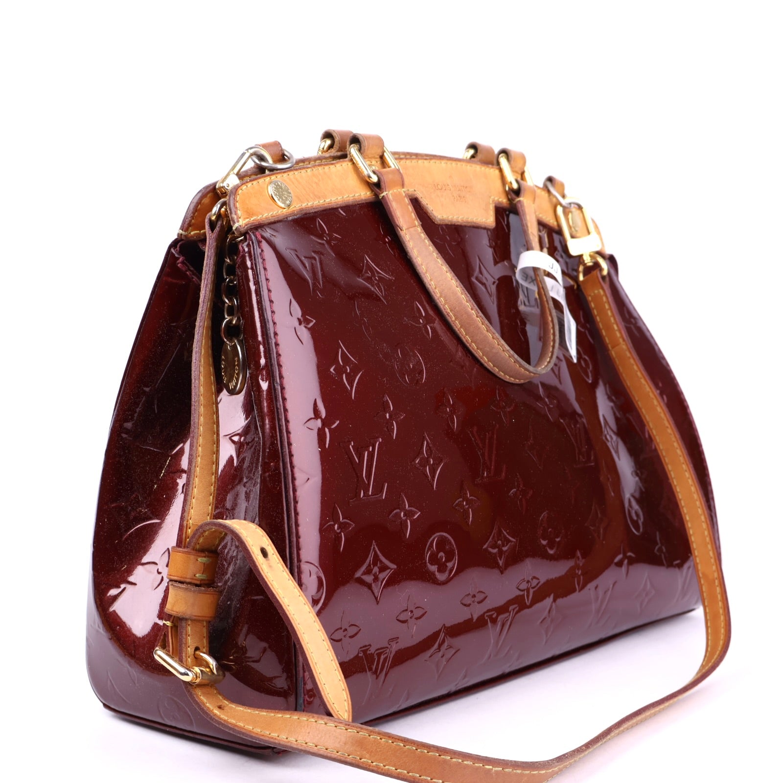 J2091 Louis Vuitton Monogram Vernis Brea MM Satchel- Pre Owned
