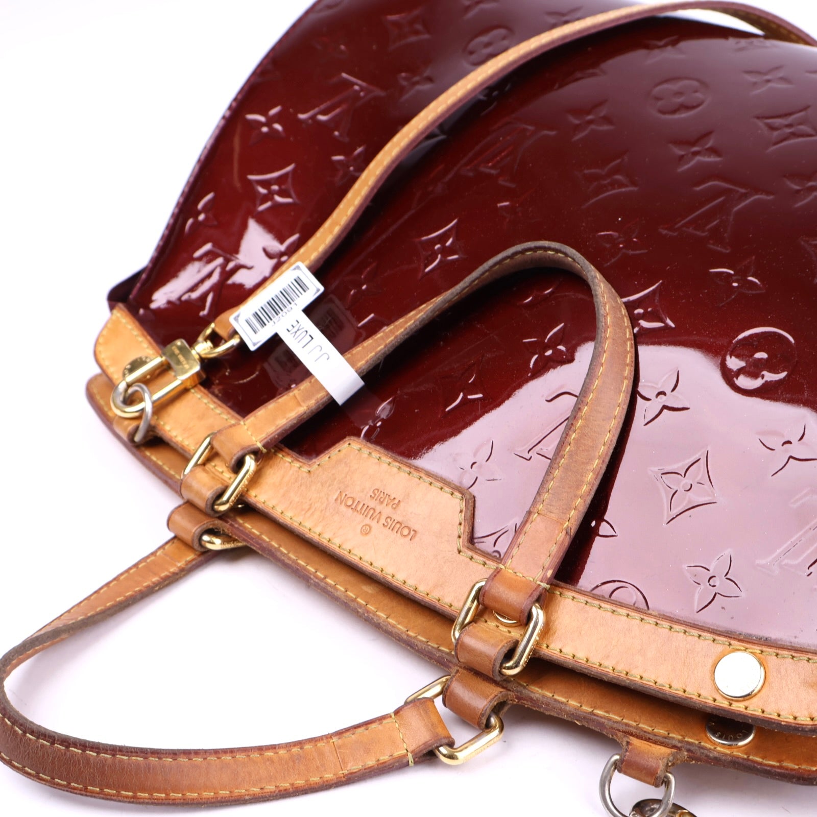 J2091 Louis Vuitton Monogram Vernis Brea MM Satchel- Pre Owned