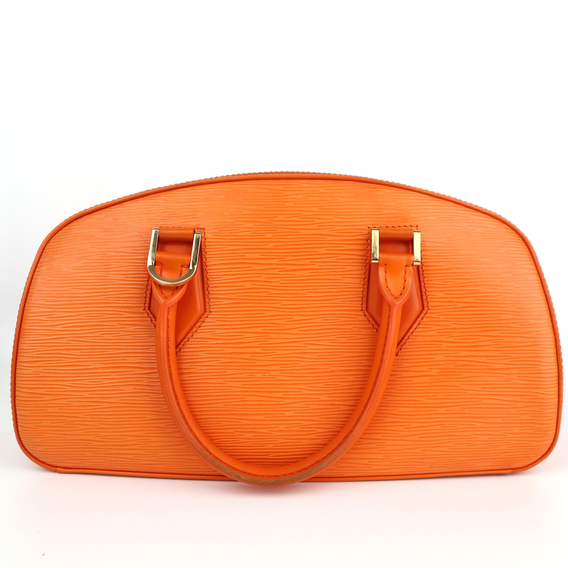 C2159 Louis Vuitton Top Handle Bag Mandarin Epi Leather Jasmine Bag | Pre-Owned Excellent Mandarin Epi Leather