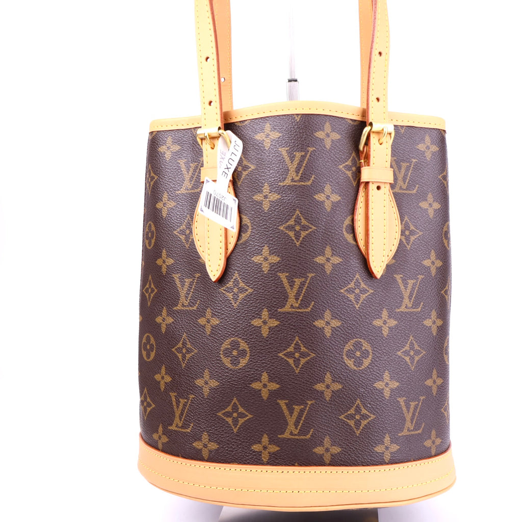 J2070 Louis Vuitton Monogram Canvas Petite Bucket Bag- Pre Owned