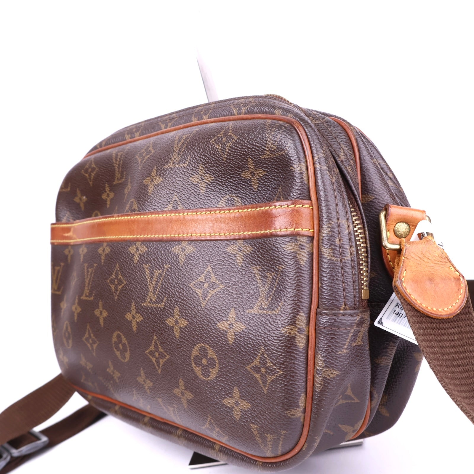 J2077 Louis Vuitton Brown Monogram Canvas Blois Shoulder Bag- Pre Owned