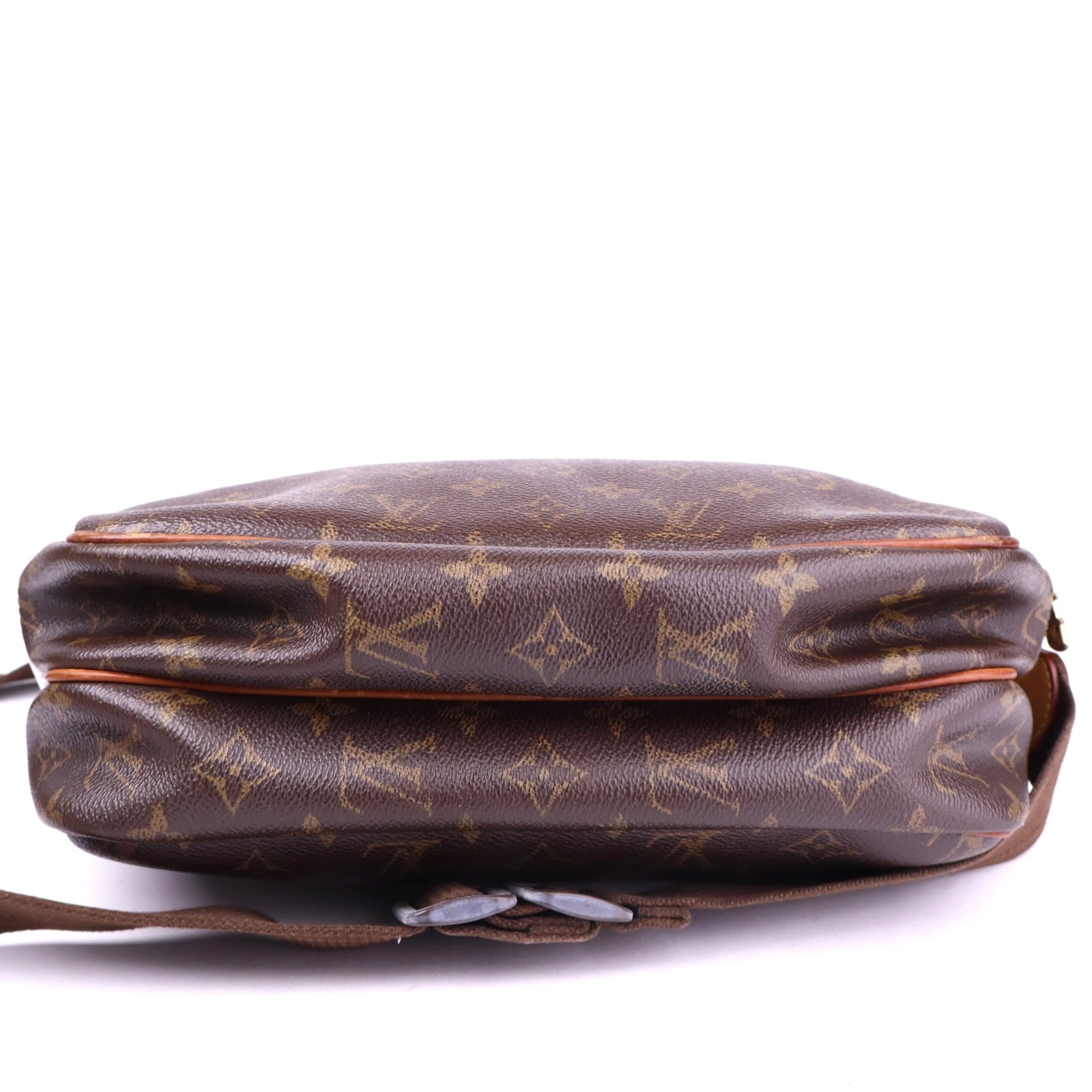 J2077 Louis Vuitton Brown Monogram Canvas Blois Shoulder Bag- Pre Owned