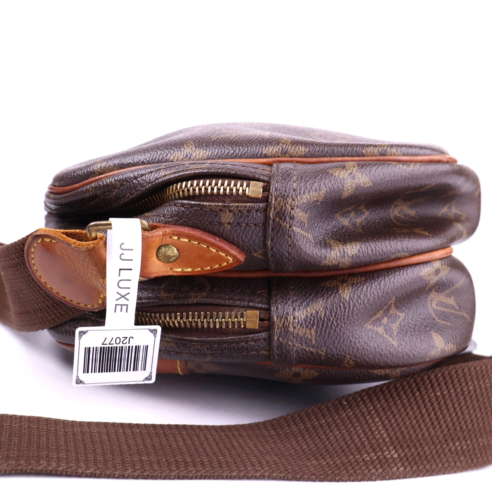J2077 Louis Vuitton Brown Monogram Canvas Blois Shoulder Bag- Pre Owned