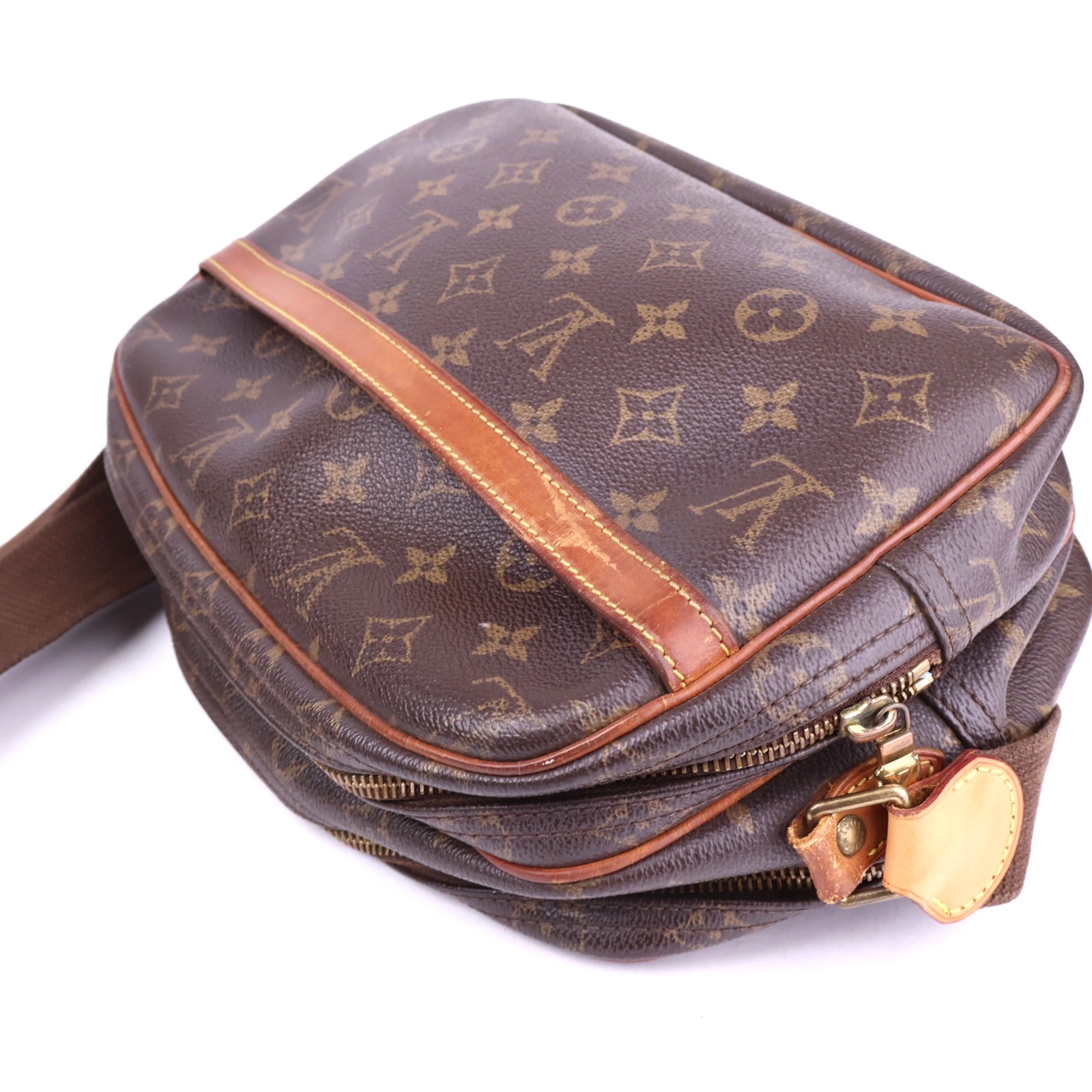 J2077 Louis Vuitton Brown Monogram Canvas Blois Shoulder Bag- Pre Owned