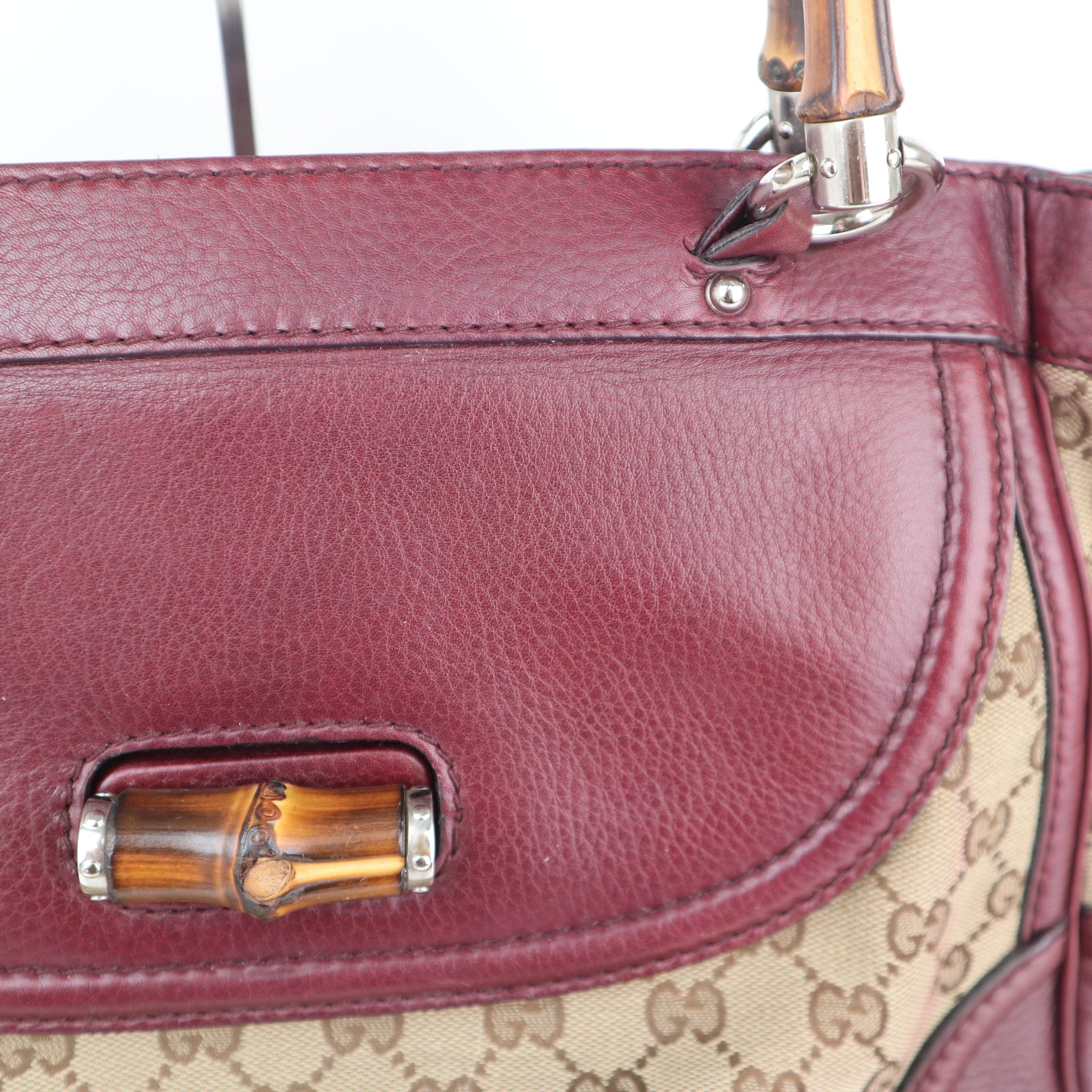 C2173 Gucci Shoulder Bag Bamboo Bella Medium Top Handle Shoulder Bag | Pre-Owned Excellent