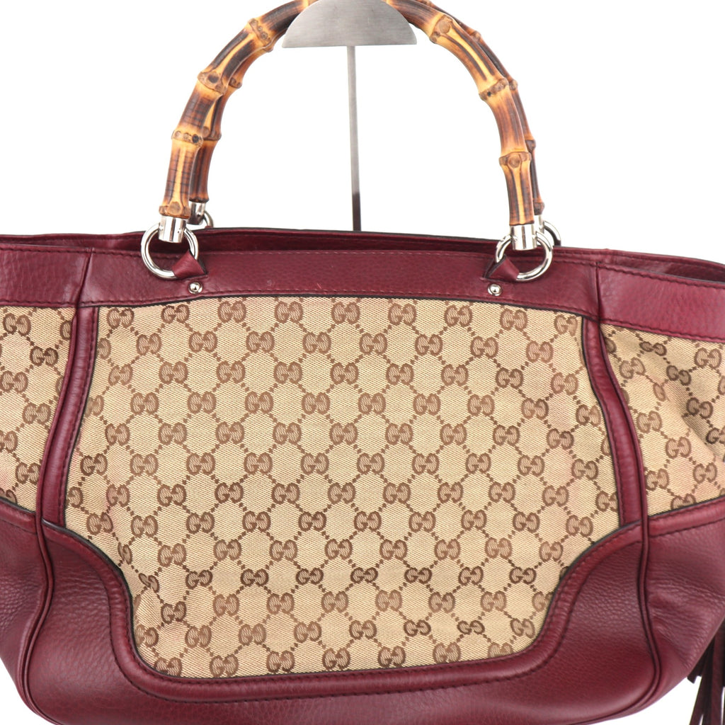 C2173 Gucci Shoulder Bag Bamboo Bella Medium Top Handle Shoulder Bag | Pre-Owned Excellent