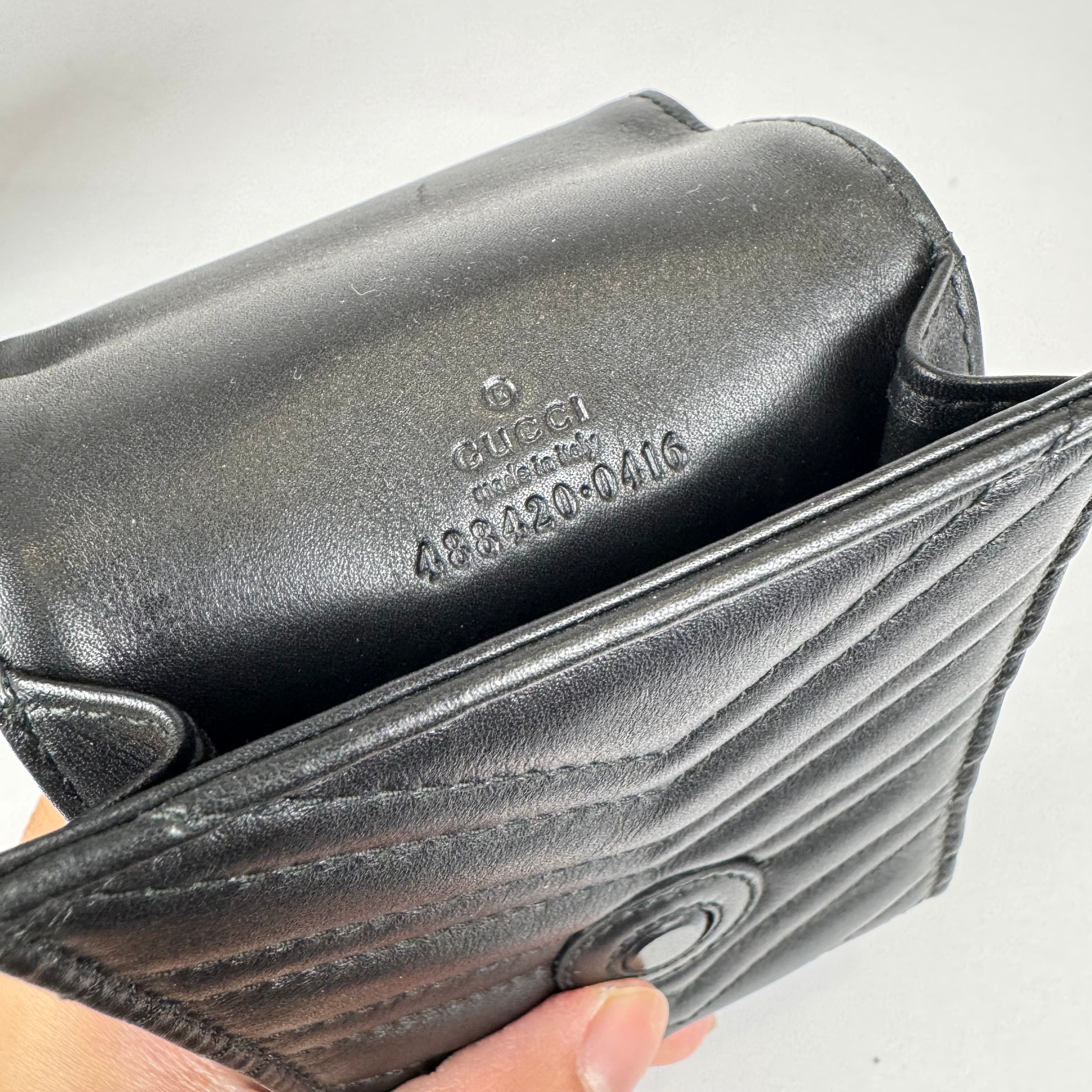 PRE OWNED- GUCCI Insect Motif Phone Bag