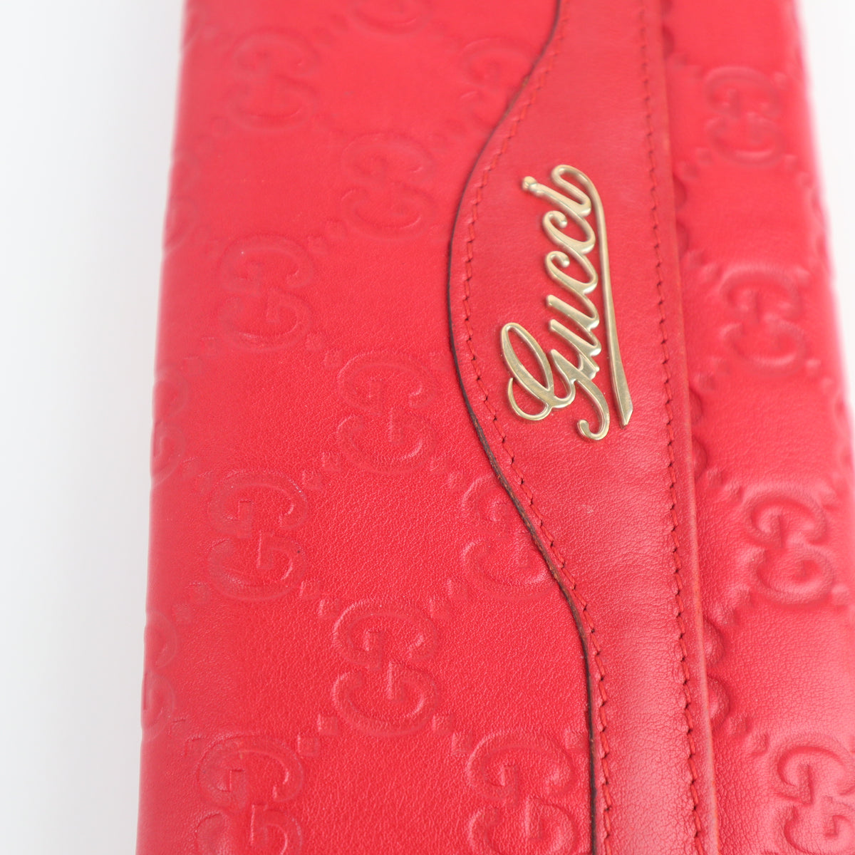 C2180 Gucci Wallet Guccissima Lovely Line | Pre-Owned Excellent Guccissima