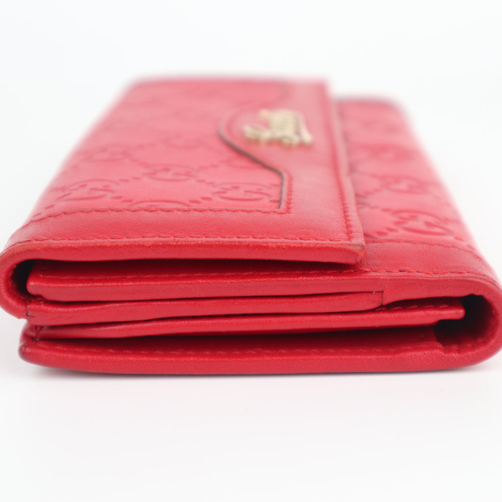 C2180 Gucci Wallet Guccissima Lovely Line | Pre-Owned Excellent Guccissima
