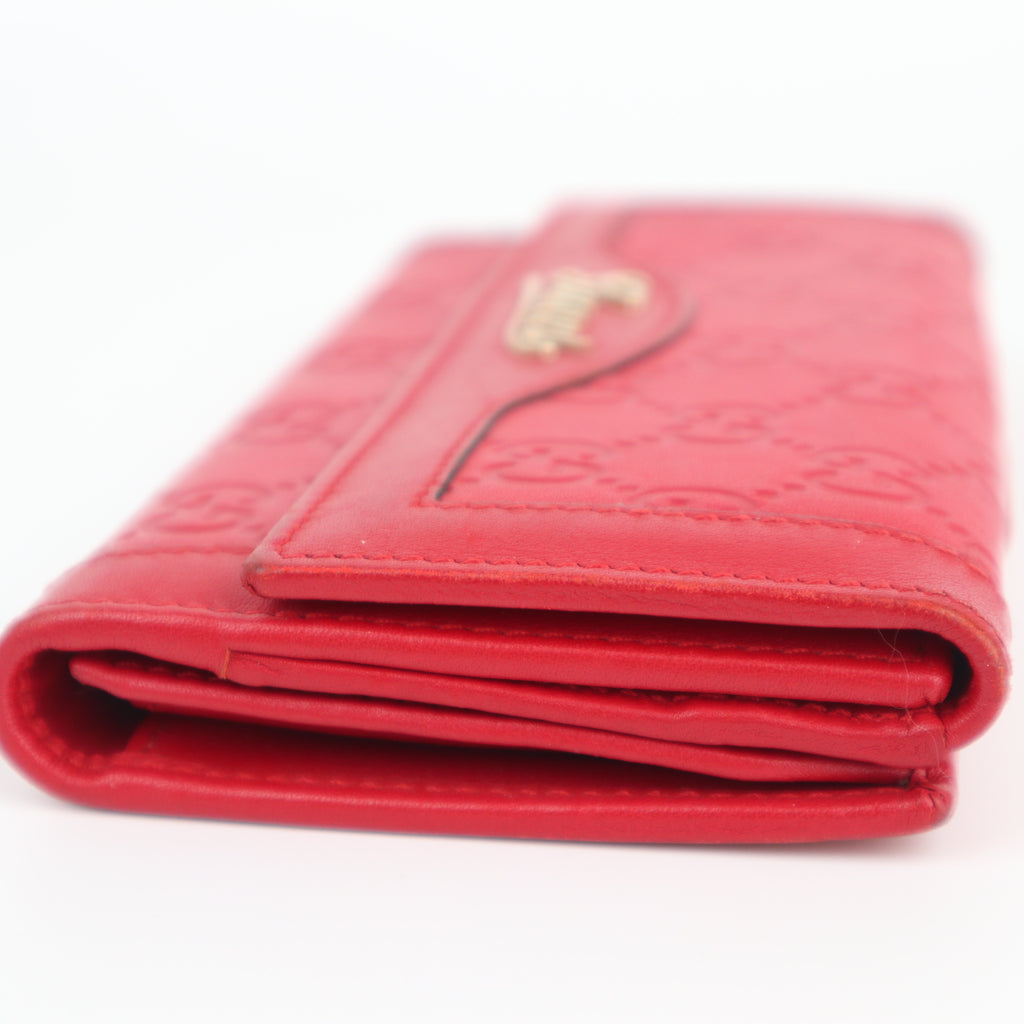 C2180 Gucci Wallet Guccissima Lovely Line | Pre-Owned Excellent Guccissima