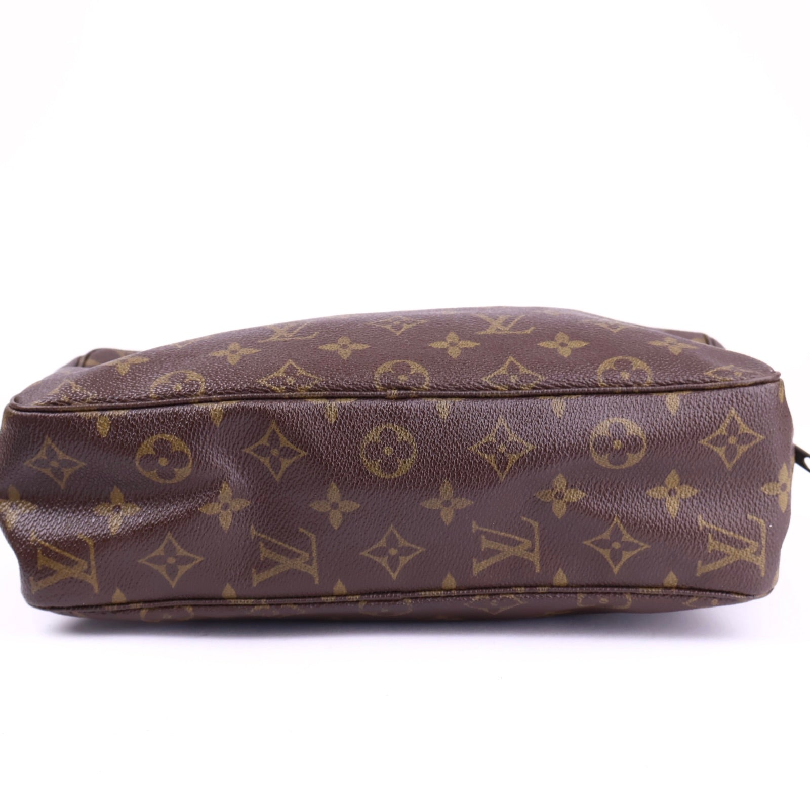 J3407 Louis Vuitton Brown Monogram Trousse Toilette 28- Pre Owned