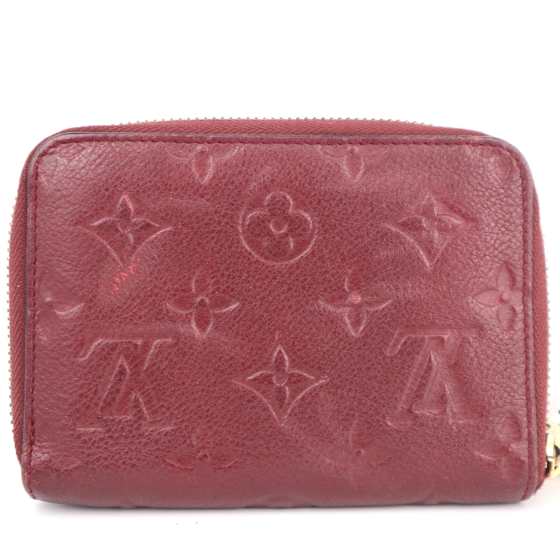 C2182 Louis Vuitton Wallet Monogram Empreinte Zippy Coin Purse Amarante | Pre-Owned Very Good Amarante Monogram
