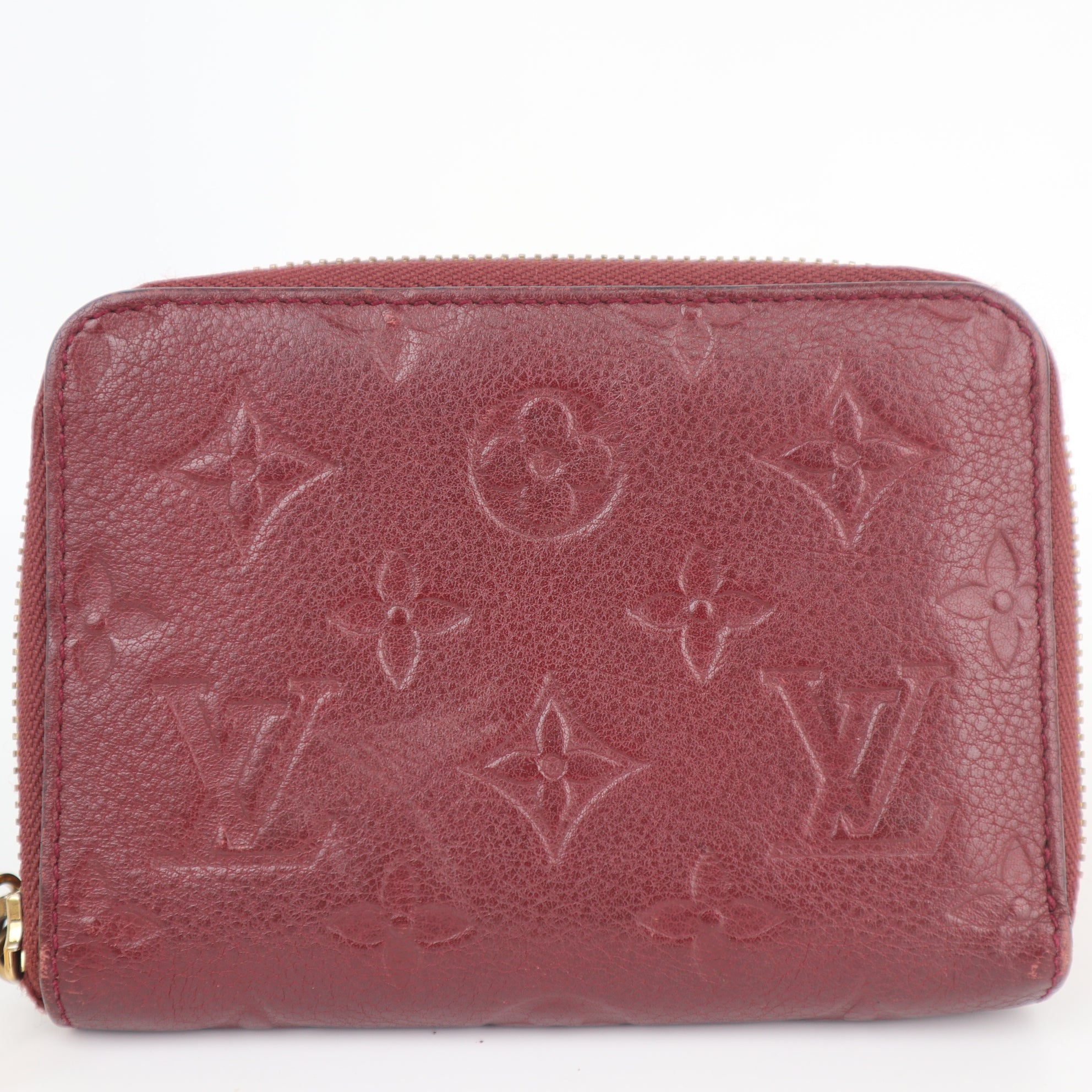 C2182 Louis Vuitton Wallet Monogram Empreinte Zippy Coin Purse Amarante | Pre-Owned Very Good Amarante Monogram