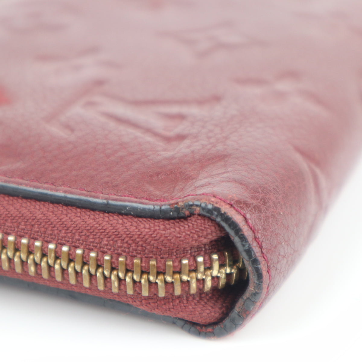 C2182# Louis Vuitton Wallet Monogram Empreinte Zippy Coin Purse Amarante | Pre-Owned Very Good Amarante Monogram