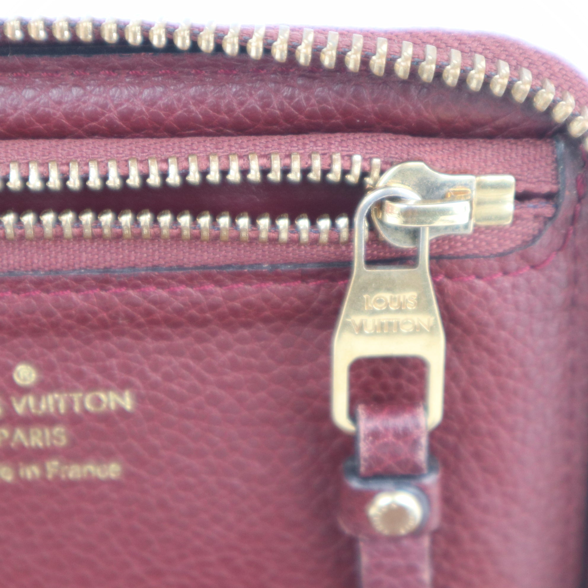 C2182 Louis Vuitton Wallet Monogram Empreinte Zippy Coin Purse Amarante | Pre-Owned Very Good Amarante Monogram