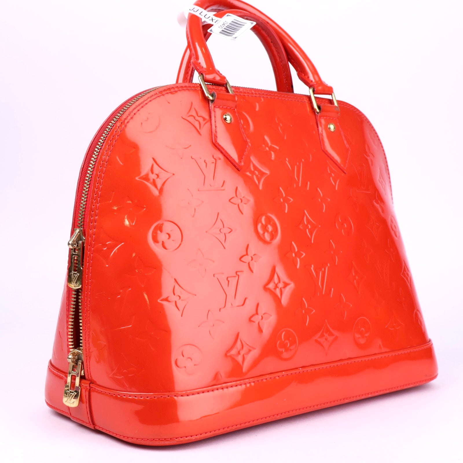 J3400 Louis Vuitton Vernis Alma PM Grenadine Bag- Pre Owned